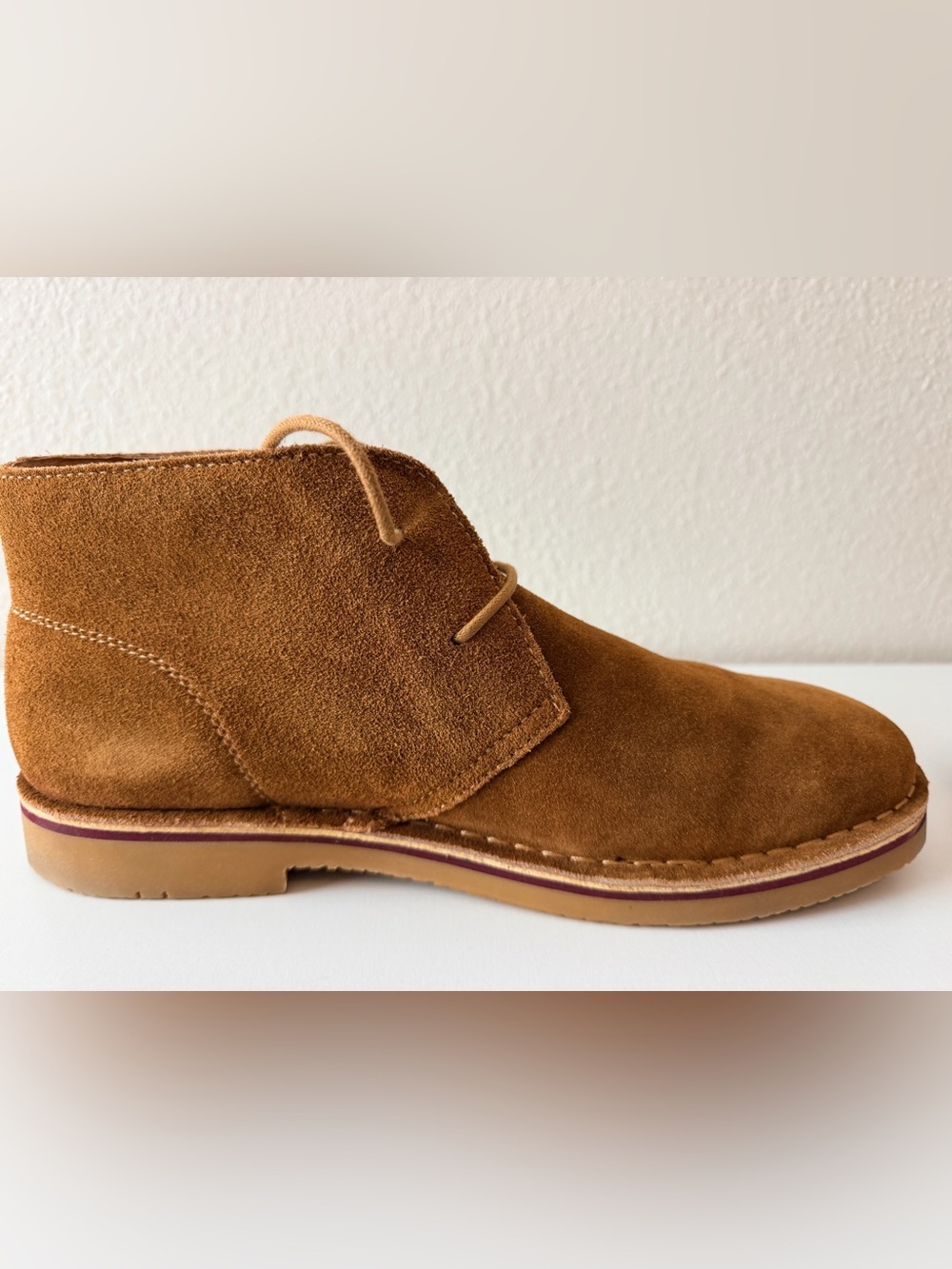 Propet Findley Men’s 11 Tan Suede Leather Chukka Desert Boots - Picture 4 of 10